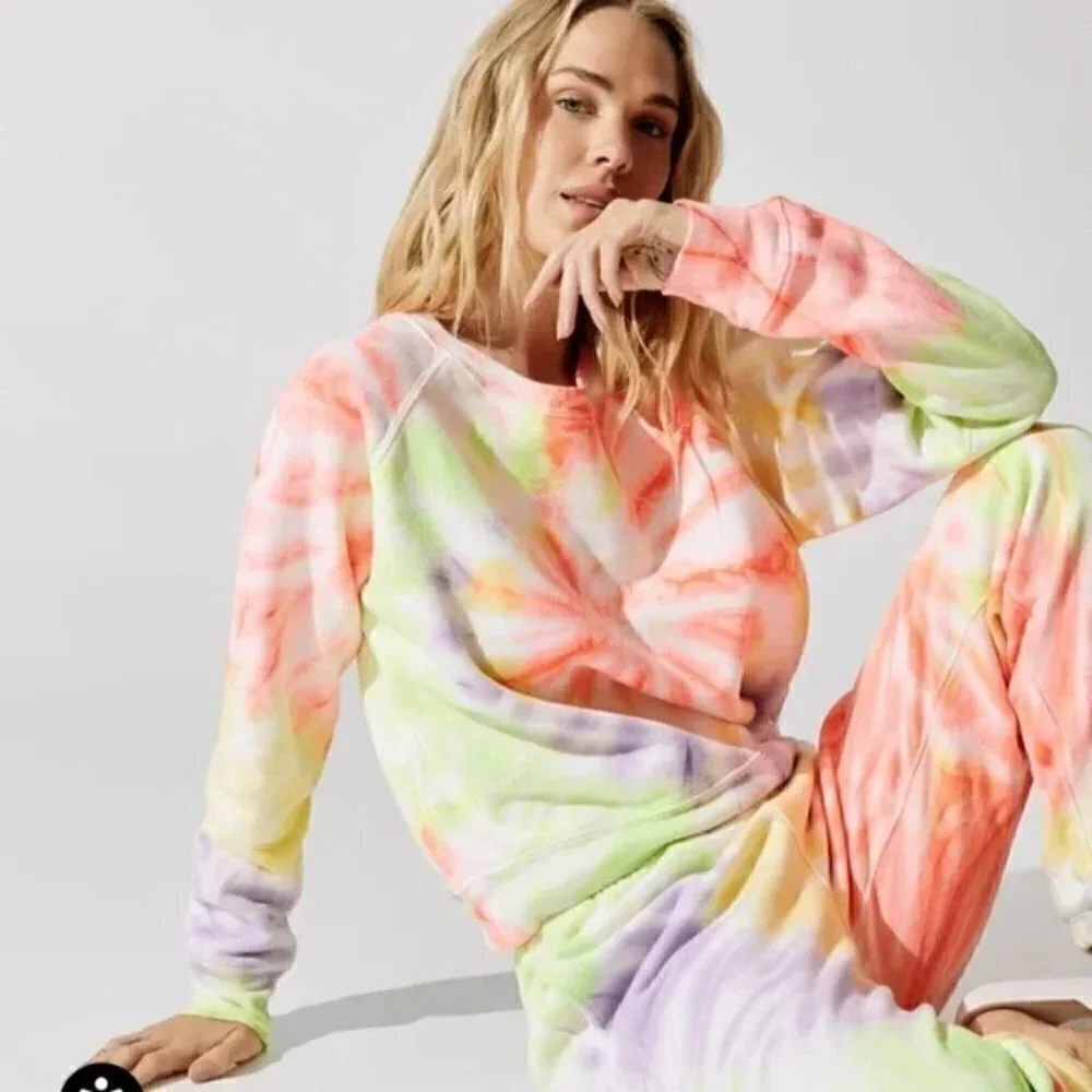 RE/DONE x Hanes Classic Raglan Crewneck Pullover Sweatshirt Size Small - Picture 4 of 16